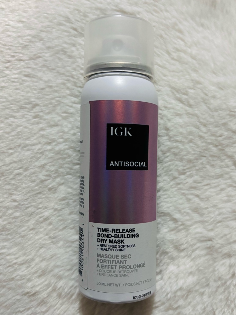 IGK Antisocial Time-Release Bond-Building Dry Mask — Pink